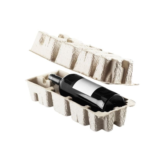 Proveedor de pulpa moldeada de vino personalizada