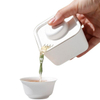 Pequeño juego de té de pulpa de prensa húmeda personalizado con impresión