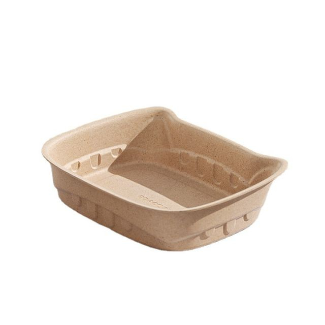Venta al por mayor de caja de arena para gatos de material de pulpa prensada en seco