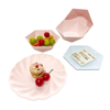 Platos de cena de pulpa biodegradables desechables de color personalizados al por mayor