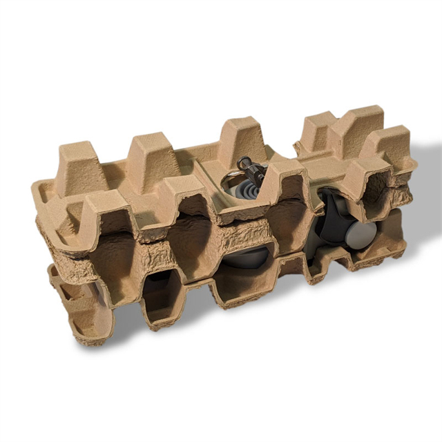 Embalaje de pulpa moldeada protectora prensada en seco al por mayor