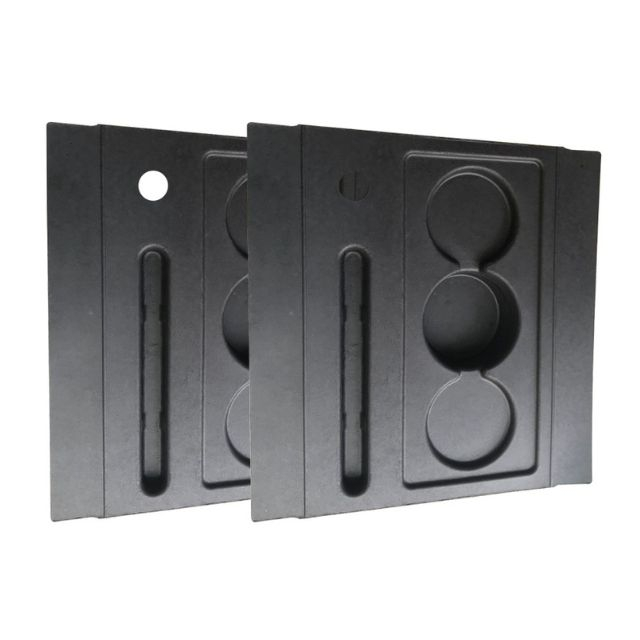 Venta al por mayor Bandejas De Pulpa Cosmética Negra