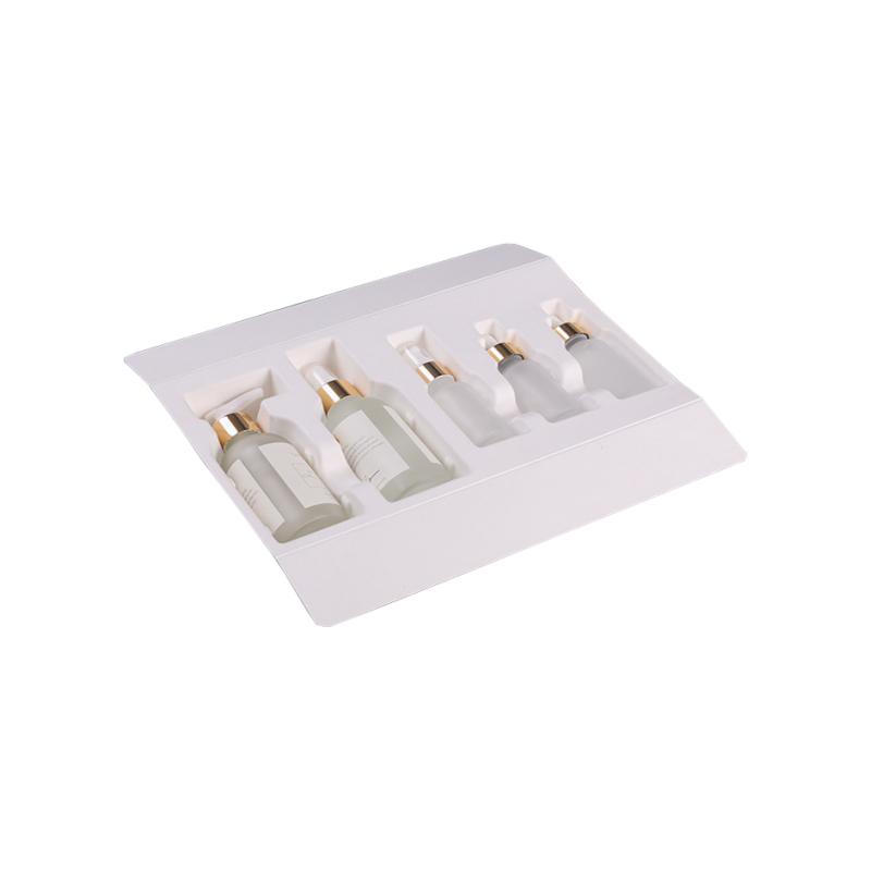 Embalaje de pulpa de papel prensado en húmedo cosmético personalizado al por mayor