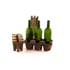 Bandejas de vino de pulpa prensada en seco personalizadas